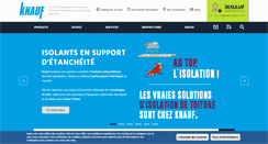 Desktop Screenshot of knauf.fr