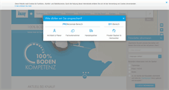 Desktop Screenshot of knauf.de