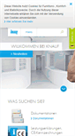 Mobile Screenshot of knauf.ch