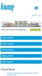 Mobile Screenshot of knauf.ie