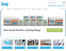 Tablet Screenshot of knauf.ie